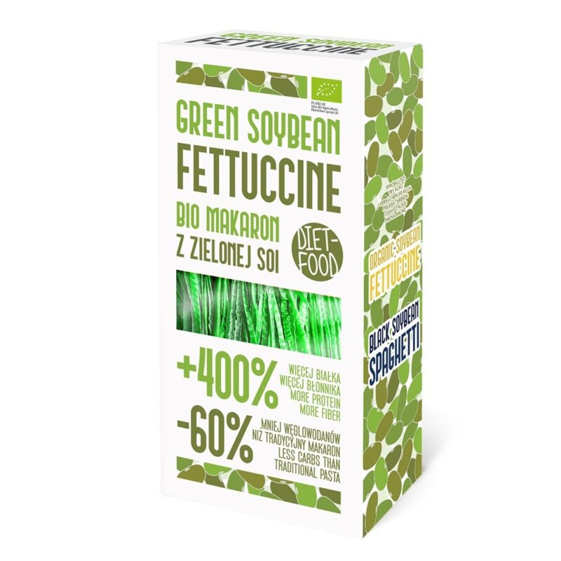 Paste bio Fettuccine din soia verde 200g