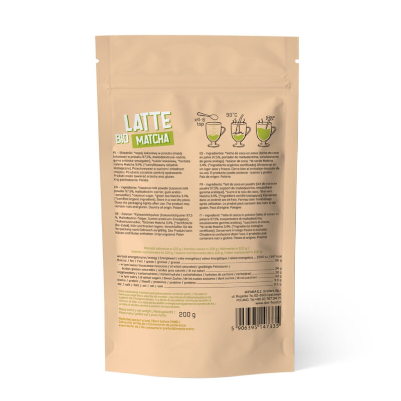Matcha Latte Bio 200g