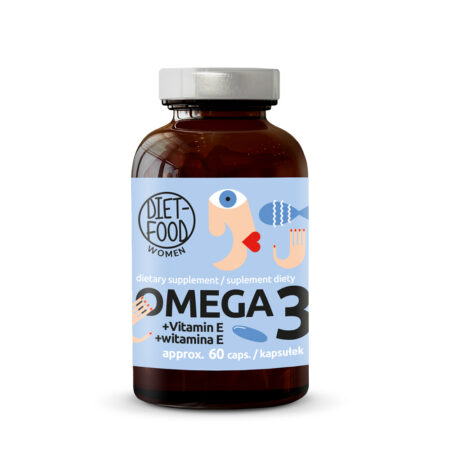 Omega 3 + Vitamina E - supliment alimentar 60 cps Diet Food